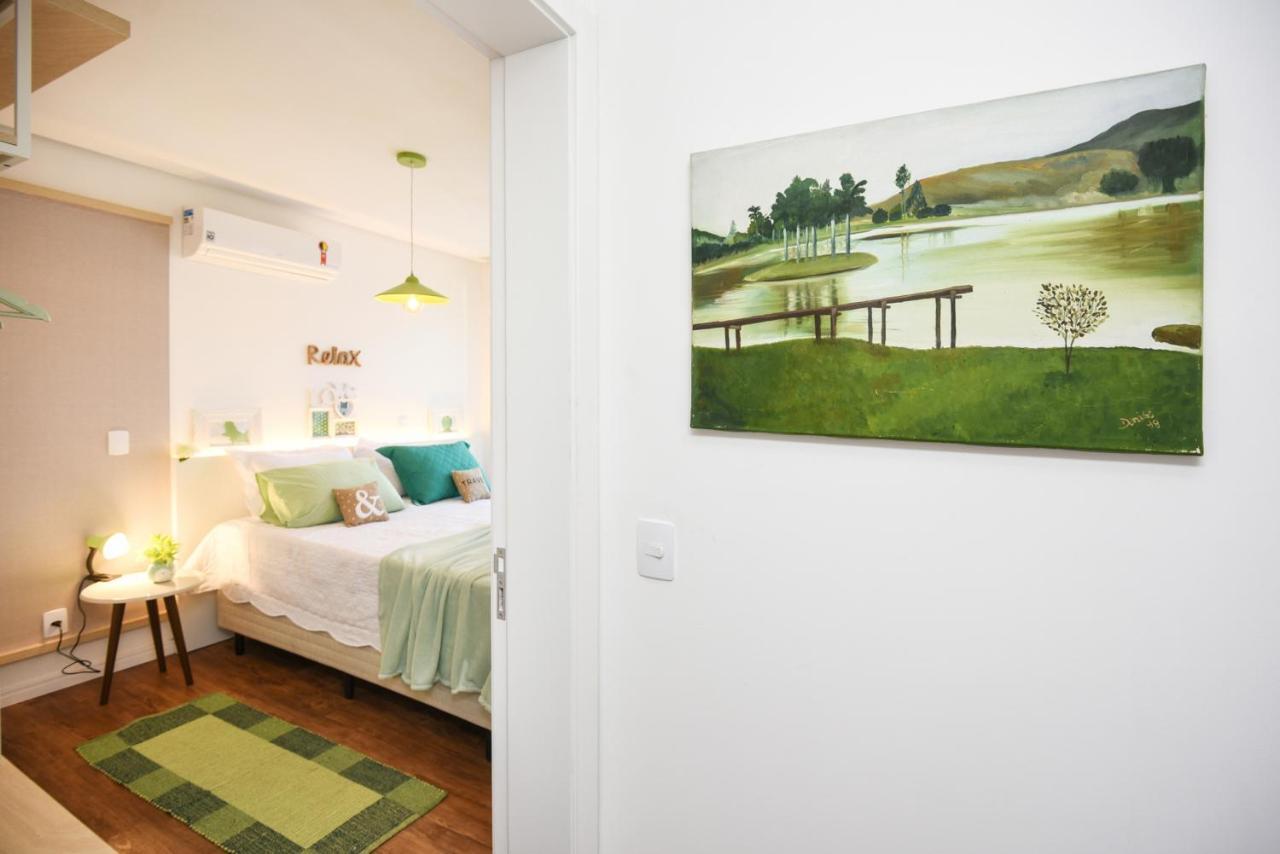 Rosa Apartamento Centro Victória Blue e Green Gramado Exterior foto