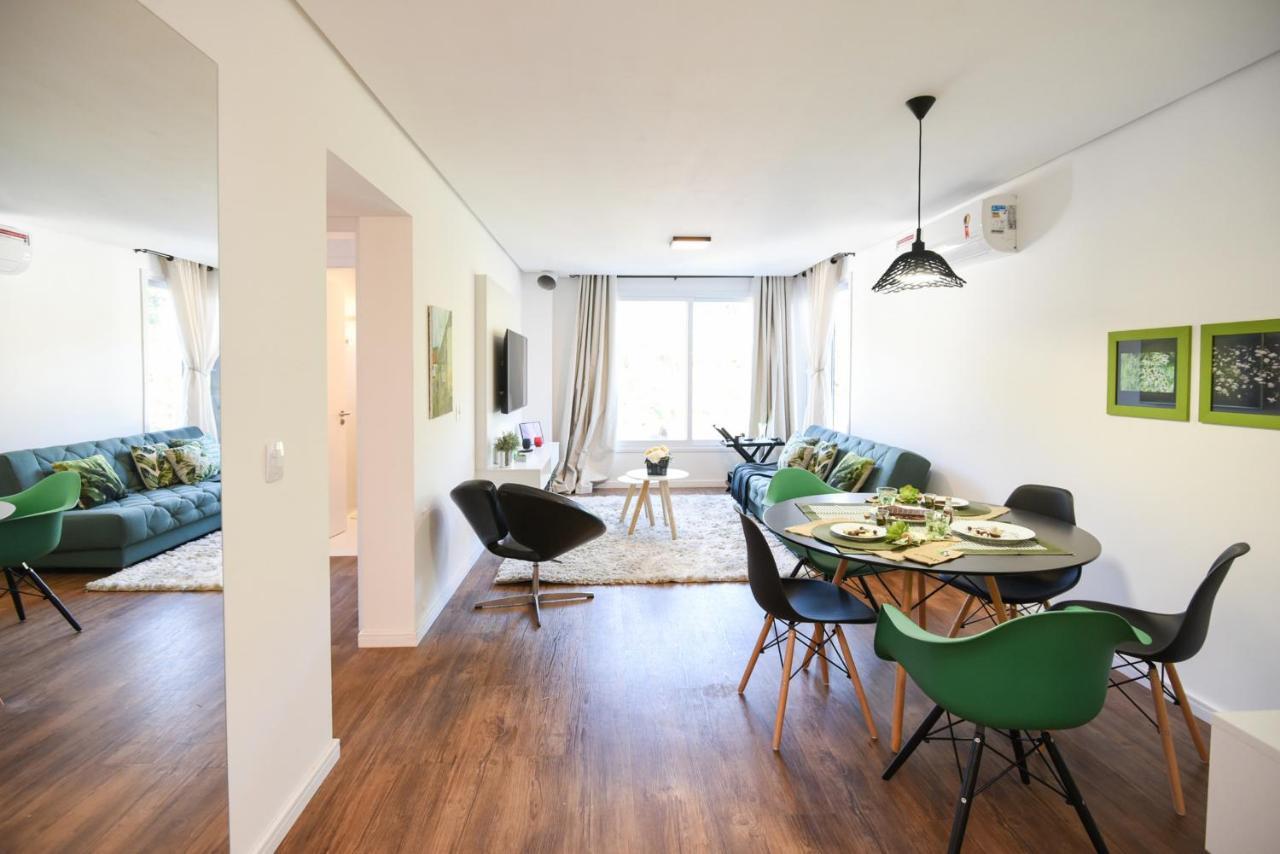 Rosa Apartamento Centro Victória Blue e Green Gramado Exterior foto